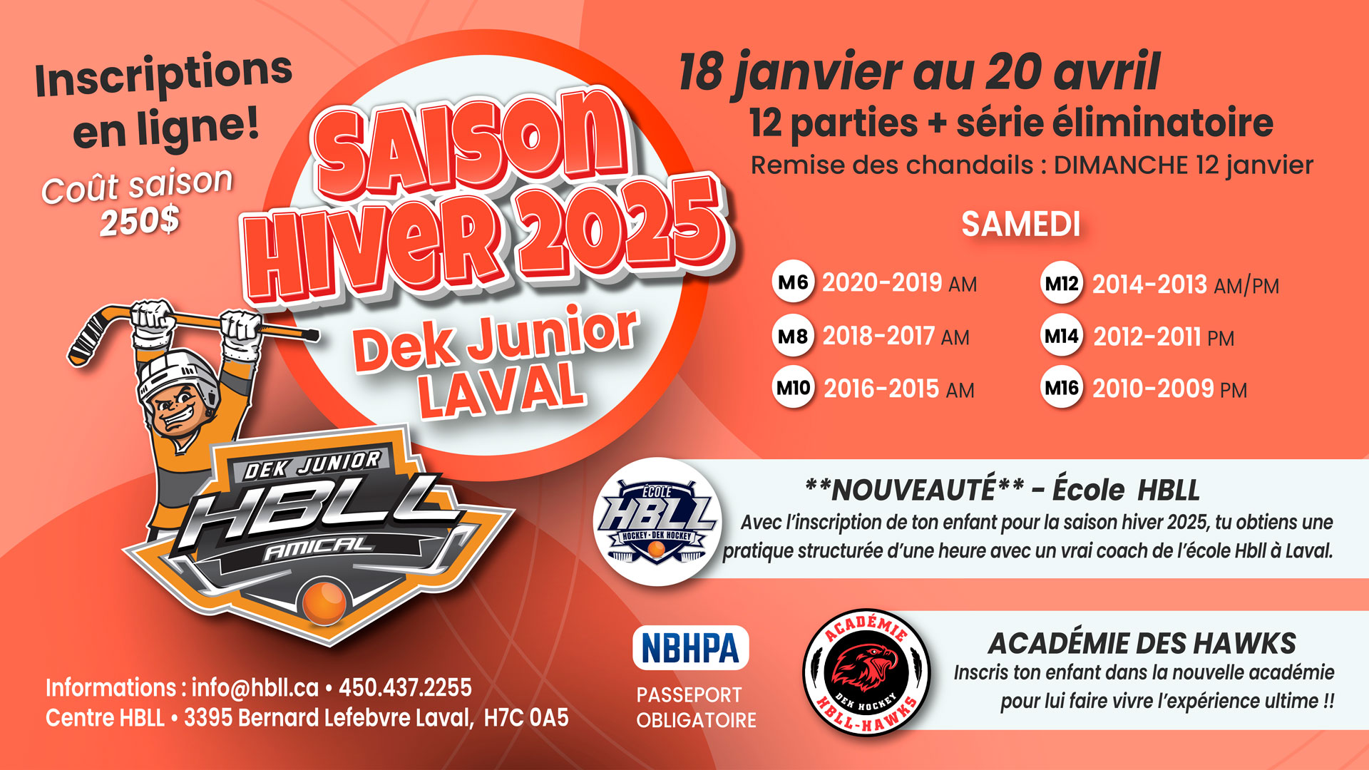 Affiche Junior Hiver2025 Laval 2