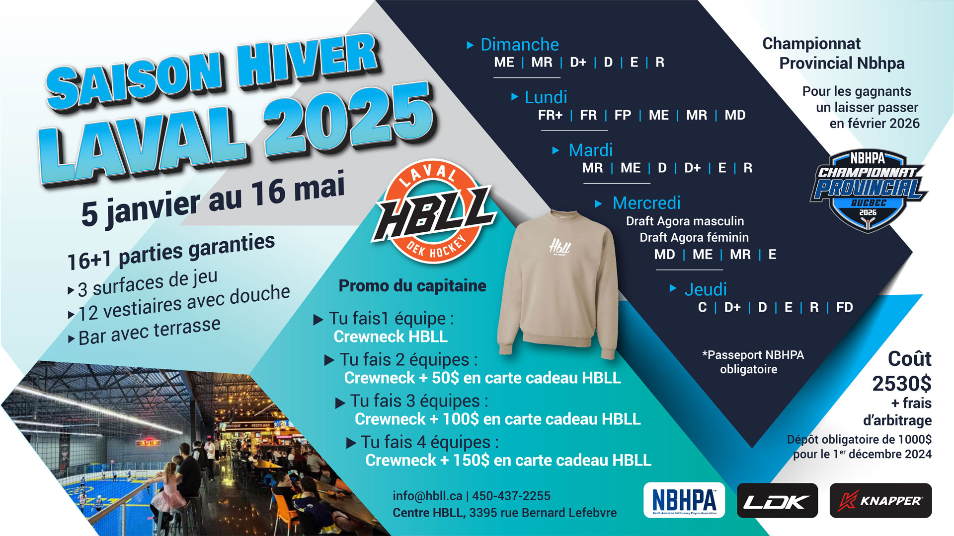 Saison Laval Hiver 2025