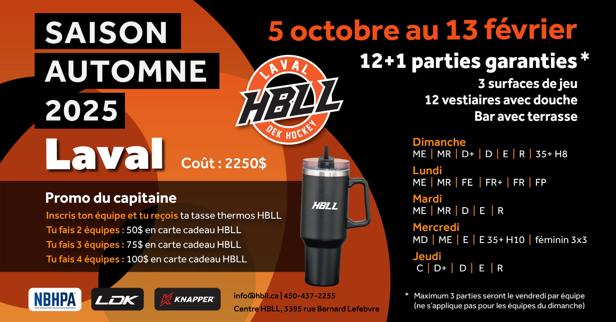 Affiche automne laval